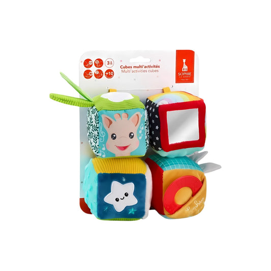 Sophie La Girafe Multiactivities 4'lü Küp Oyuncak