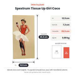 Spextrum Tissue Up Girl Coco Peçetelik Bej