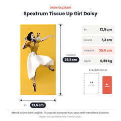 Spextrum Tissue Up Girl Daisy Peçetelik Sarı