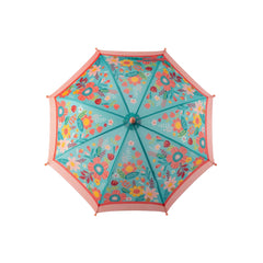 Stephen Joseph Turkuaz Çiçek Desenli Şemsiye
