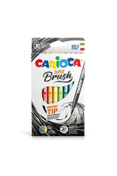 Carioca Süper Brush 10’lu Fırça Uçlu Keçeli Kalem Seti