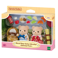 Sylvanian Families Bisküvi Ayı Kardeşler Leziz Piknik Seti 5852