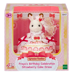 Sylvanian Families Freya’nın Doğum Günü Çilekli Pasta Elbisesi 5847