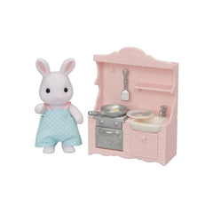 Sylvanian Families Kar Tavşanı Babanın Yemek Pişirme Seti 5678