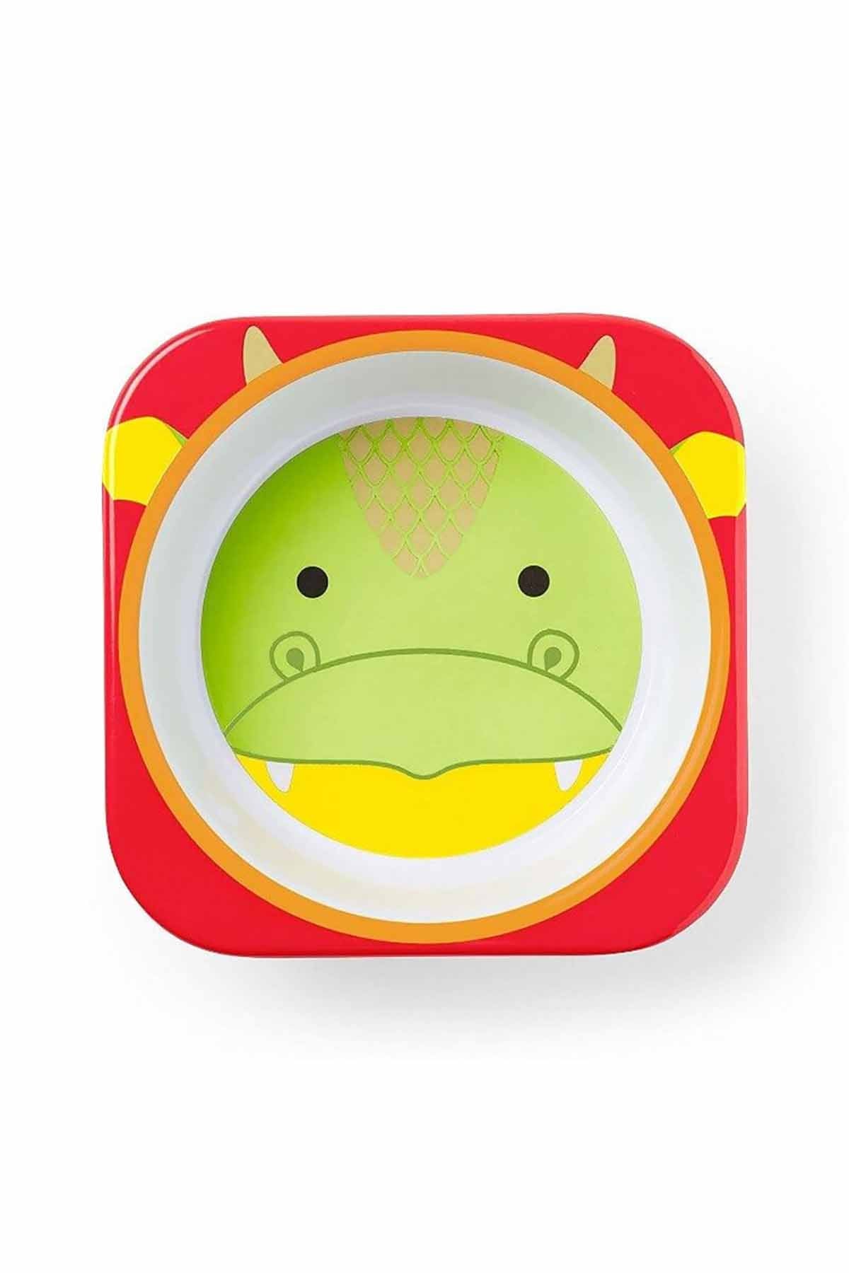 Skip Hop Zoo Melamin Tabak ve Kase Seti Ejderha - Welcome Baby
