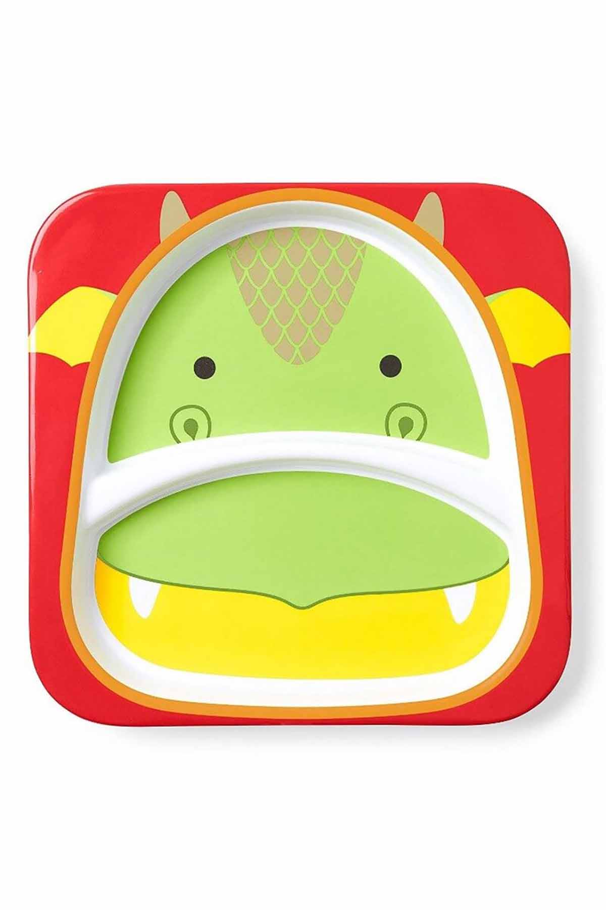 Skip Hop Zoo Melamin Tabak ve Kase Seti Ejderha - Welcome Baby