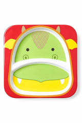 Skip Hop Zoo Melamin Tabak ve Kase Seti Ejderha - Welcome Baby