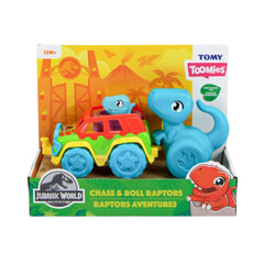 Tomy Toomies Jurassic World Dino ve Renkli Araç - Welcome Baby