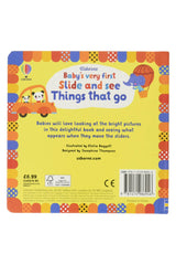 The Usborne Bvf Slide And See Things That Go