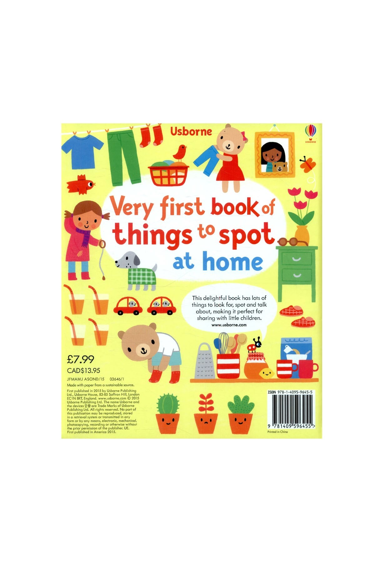 The Usborne Very First Bk Things To Spot Home - Welcome Baby