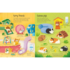 Usborne First Sticker Book Pets