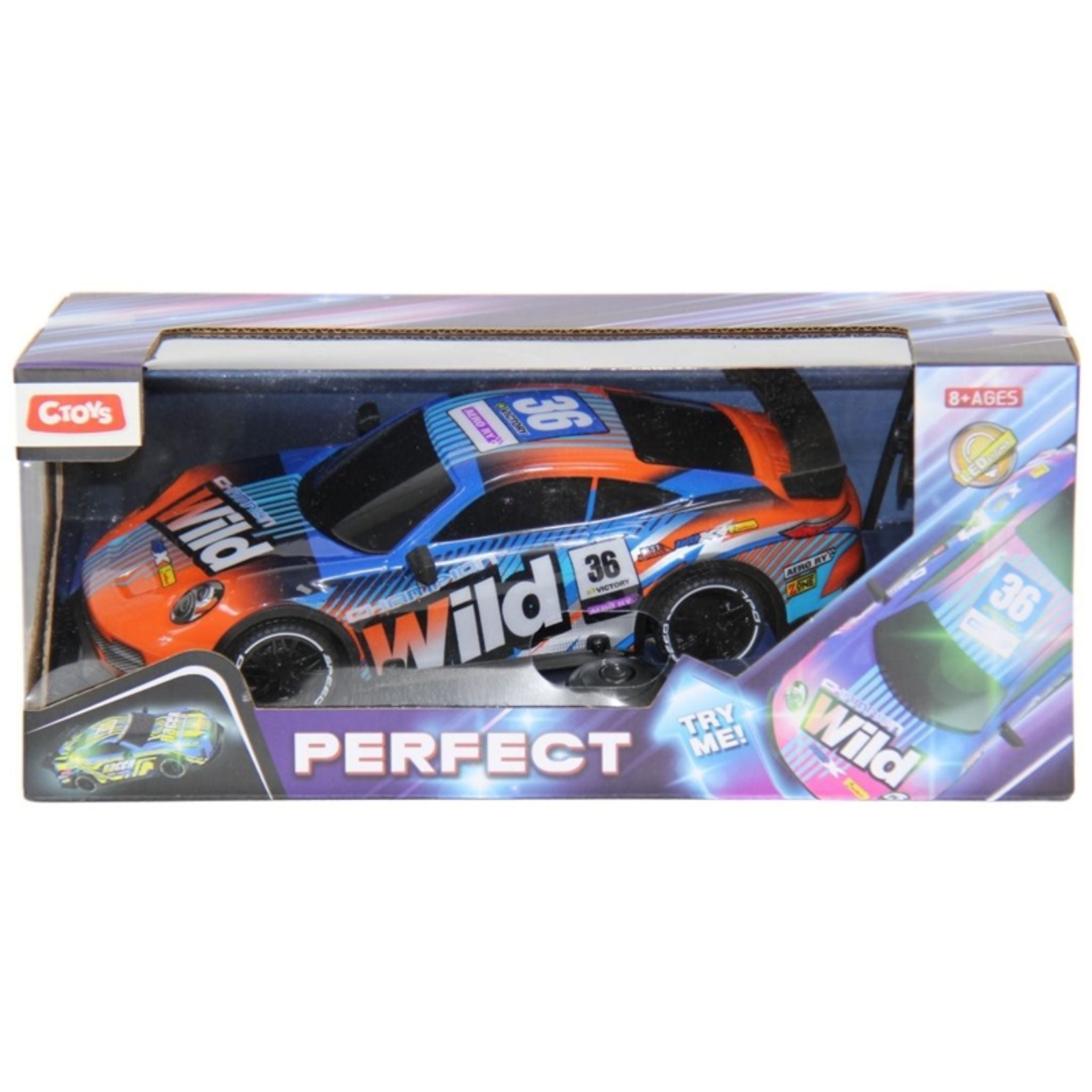 Ctoys Uzaktan Kumandalı Neon Işıklı Araba