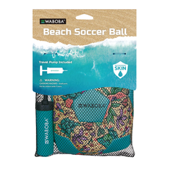 Waboba Artist Plaj Futbol Topu Tropikal Çiçek Desenli Su Geçirmez Deniz Futbol Topu