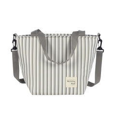 Walking Mum Bolsa Comiditas Çizgi Desenli Termos Çanta