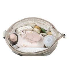 Walking Mum Eco Mum Crossbody Bebek Bakım Çantası Apricot