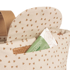 Walking Mum Poppy Bebek Arabası Kalpli Organizer Çanta Cinnamon