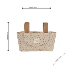 Walking Mum Poppy Bebek Arabası Kalpli Organizer Çanta Cinnamon