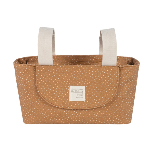 Walking Mum Poppy Bebek Arabası Puantiyeli Organizer Çanta Cinnamon