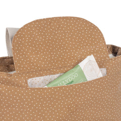 Walking Mum Poppy Bebek Arabası Puantiyeli Organizer Çanta Cinnamon