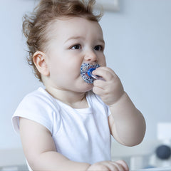 Wee Baby Şeffaf Desenli Damaklı Emzik No:3