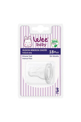 Wee Baby Silikon Biberon Emziği Yoğun Akış No:3 - Welcome Baby