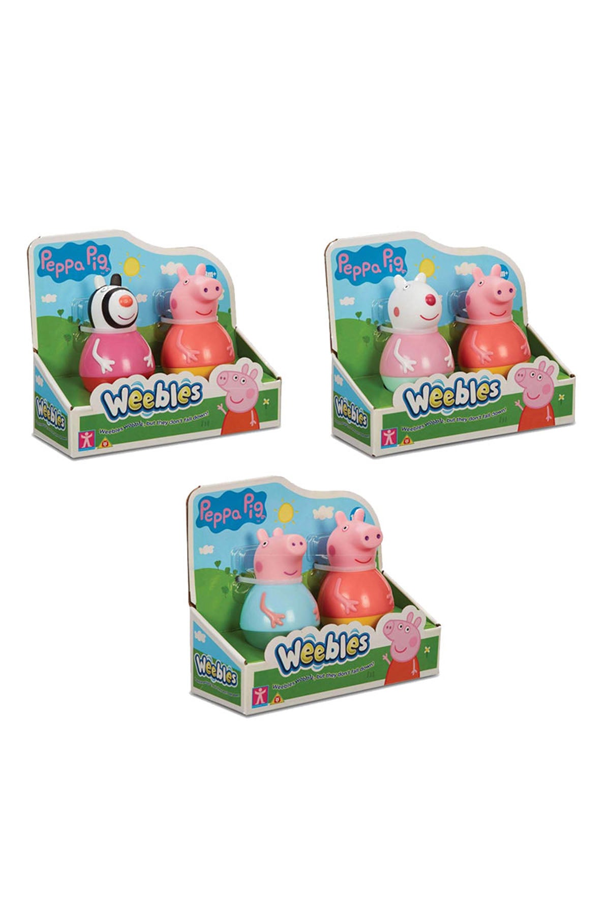 Weebles Peppa Pig 2Li Paket 7666 Welcome Baby