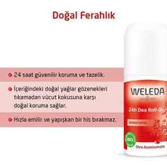 Weleda Nar Özlü Doğal Roll-On Deodorant 50ml