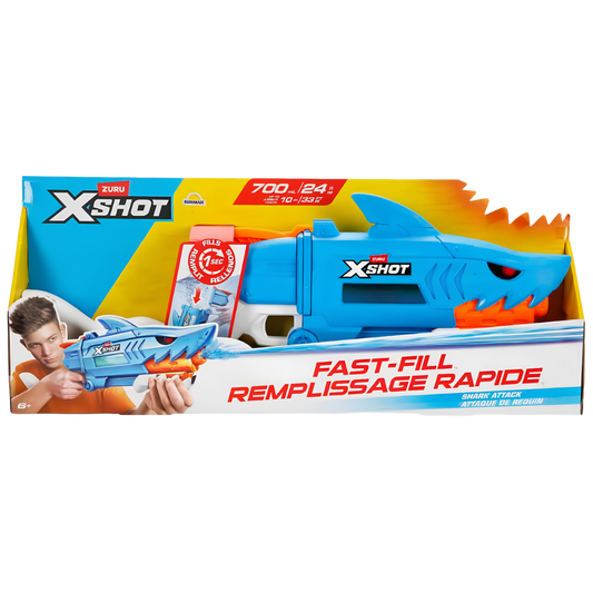 X-Shot Remplissage Rapide Shark Fast Fill Su Tabancası 63cm