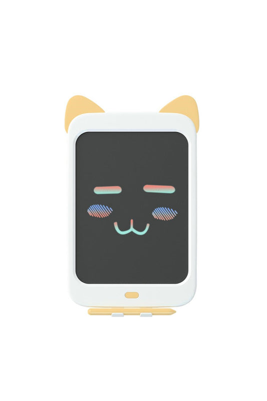 Xiaomi Wicue 10inç Sarı Kedi LCD Dijital Renkli Çizim Tableti Beyaz