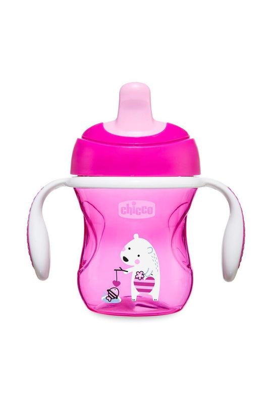Chicco Yarı Yumuşak Uçlu Bardak 6 Ay+ Kız