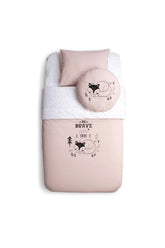 Funna Baby Yatak Örtü Seti Be Brave Pudra 100x150cm