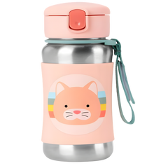 Skip Hop Zoo Paslanmaz Çelik Suluk Kedi 350ml