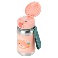 Skip Hop Zoo Paslanmaz Çelik Suluk Kedi 350ml