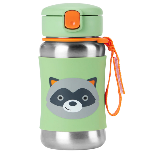 Skip Hop Zoo Paslanmaz Çelik Suluk Rakun 350ml
