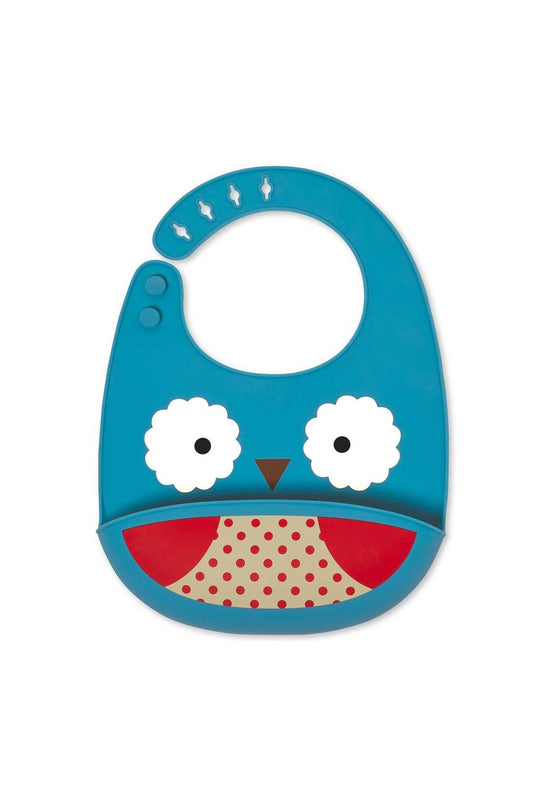 Skip Hop Zoo Silikon Önlük Baykuş
