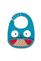 Skip Hop Zoo Silikon Önlük Baykuş