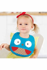 Skip Hop Zoo Silikon Önlük Baykuş