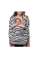 Zuppers Fonksiyonel Puset ve Emzirme Örtüsü Siyah Beyaz