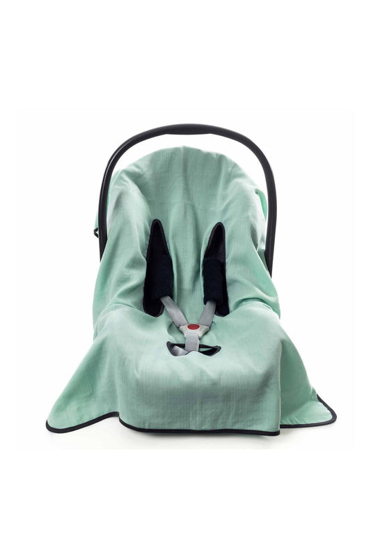 Zuppers Müslin Oto Koltuğu ve Ana kucağı Kılıfı Mi̇nt