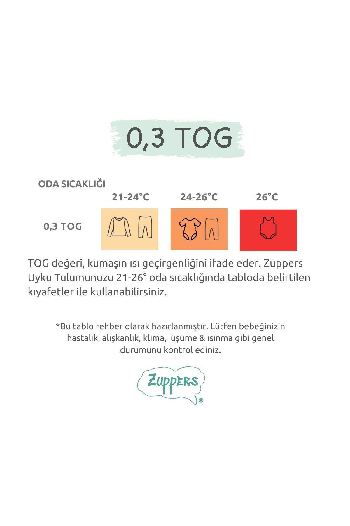 Zuppers Organik Pamuk Kelebek Kundak Uyku Tulumu