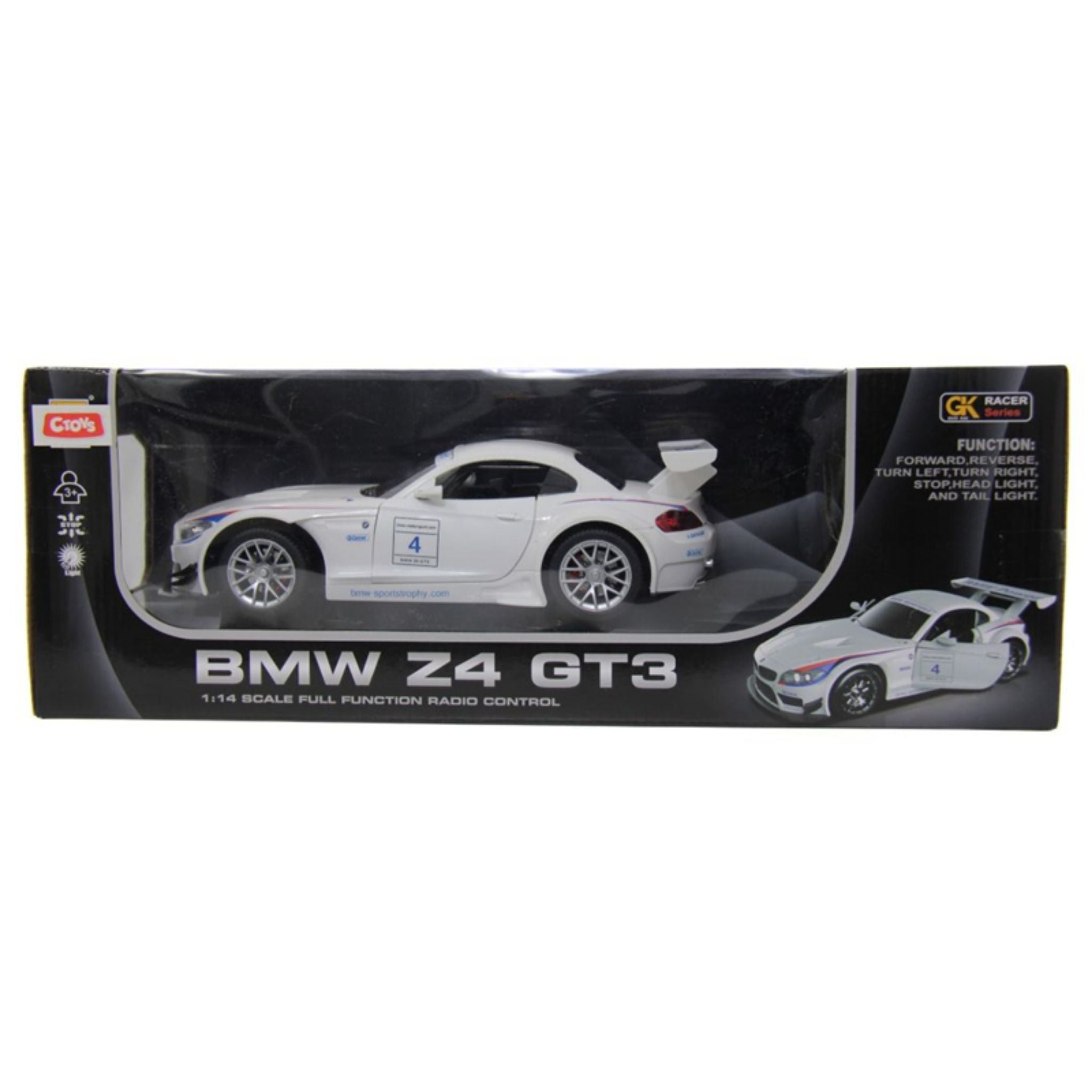 Ctoys 1:14 Uzaktan Kumandalı Usb Araba BMW Z4 GT3 