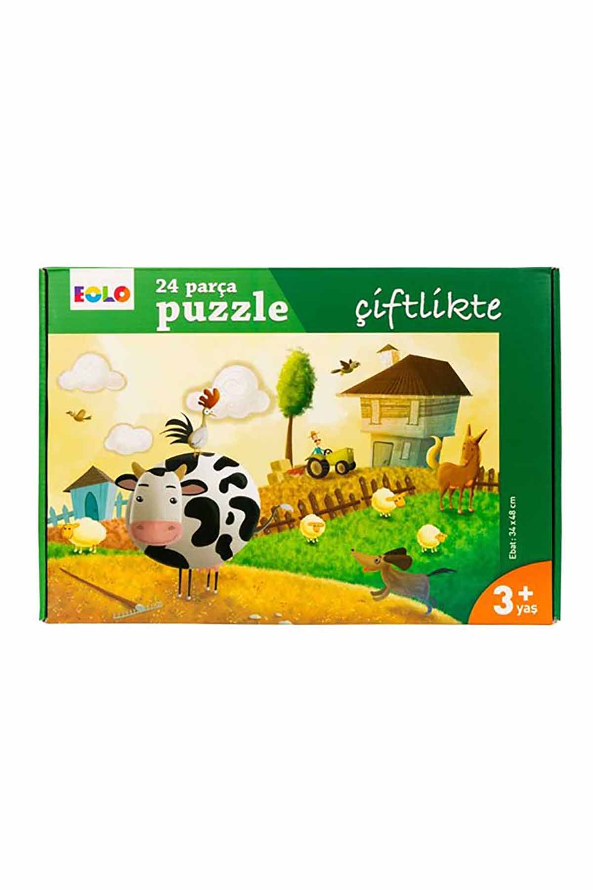 24 Parça Puzzle - Çiftlikte