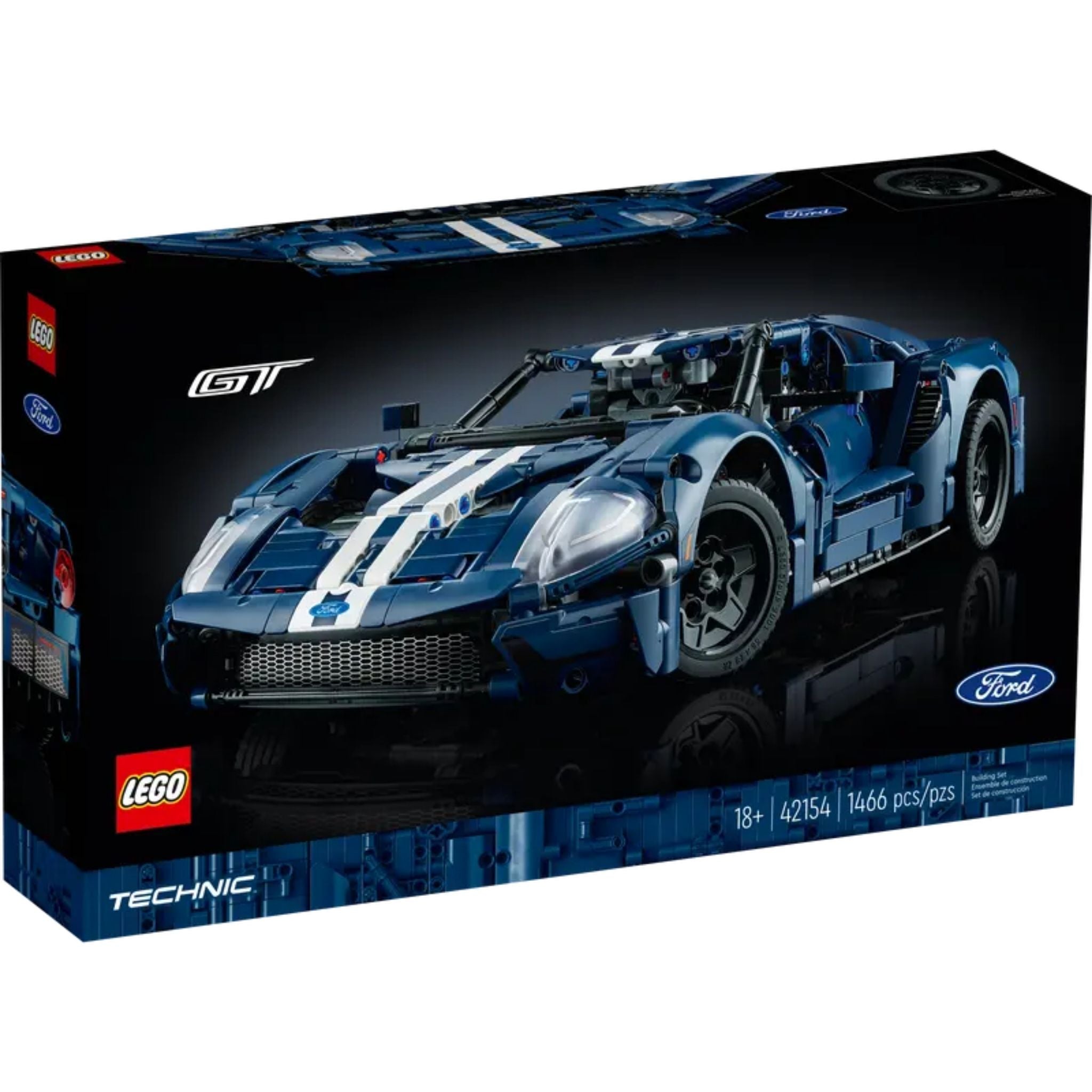 Lego Technic 2022 Ford Gt  42154 Yapım Seti 1468 Parça