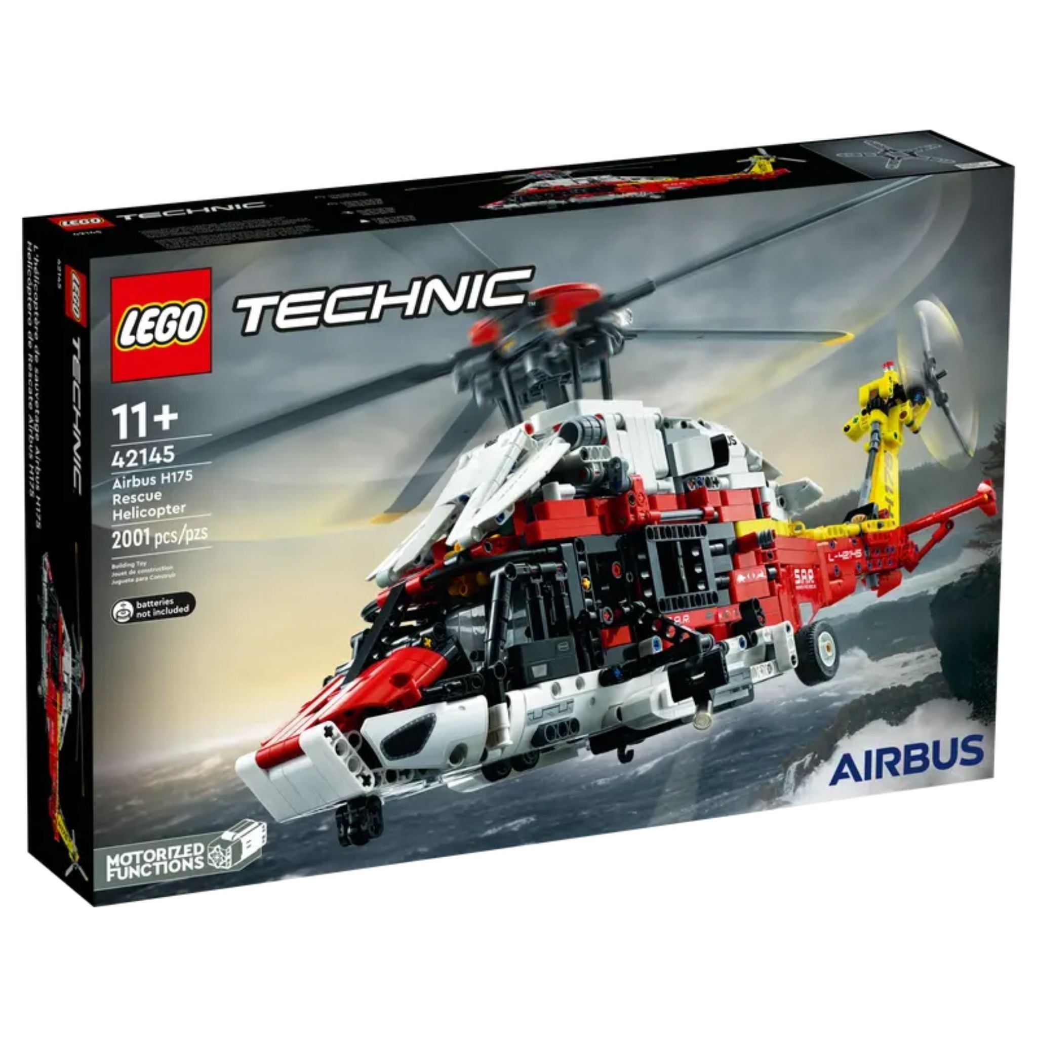 Lego Technic Airbus H175 Kurtarma Helikopteri 42145 Yapım Seti 2001 Parça