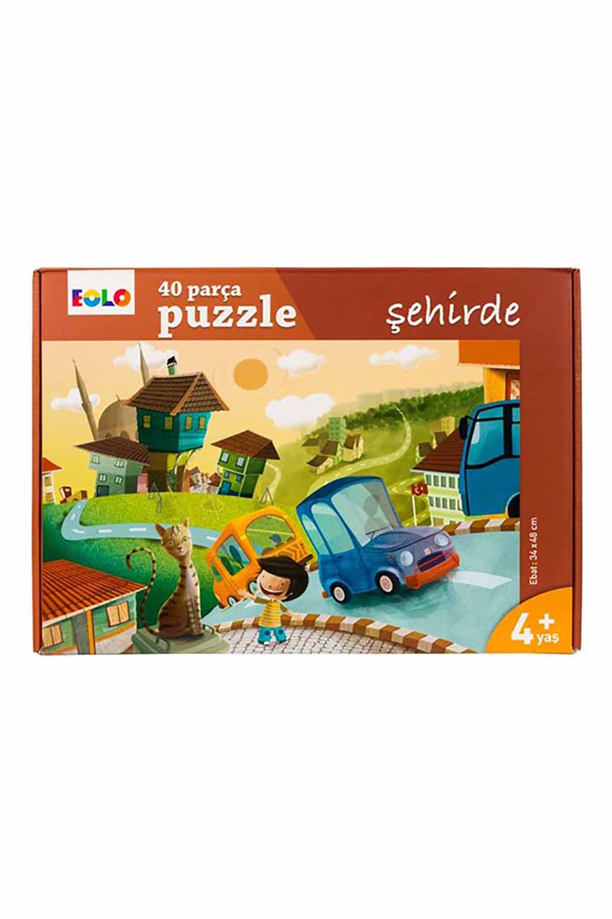 40 Parça Puzzle - Şehirde