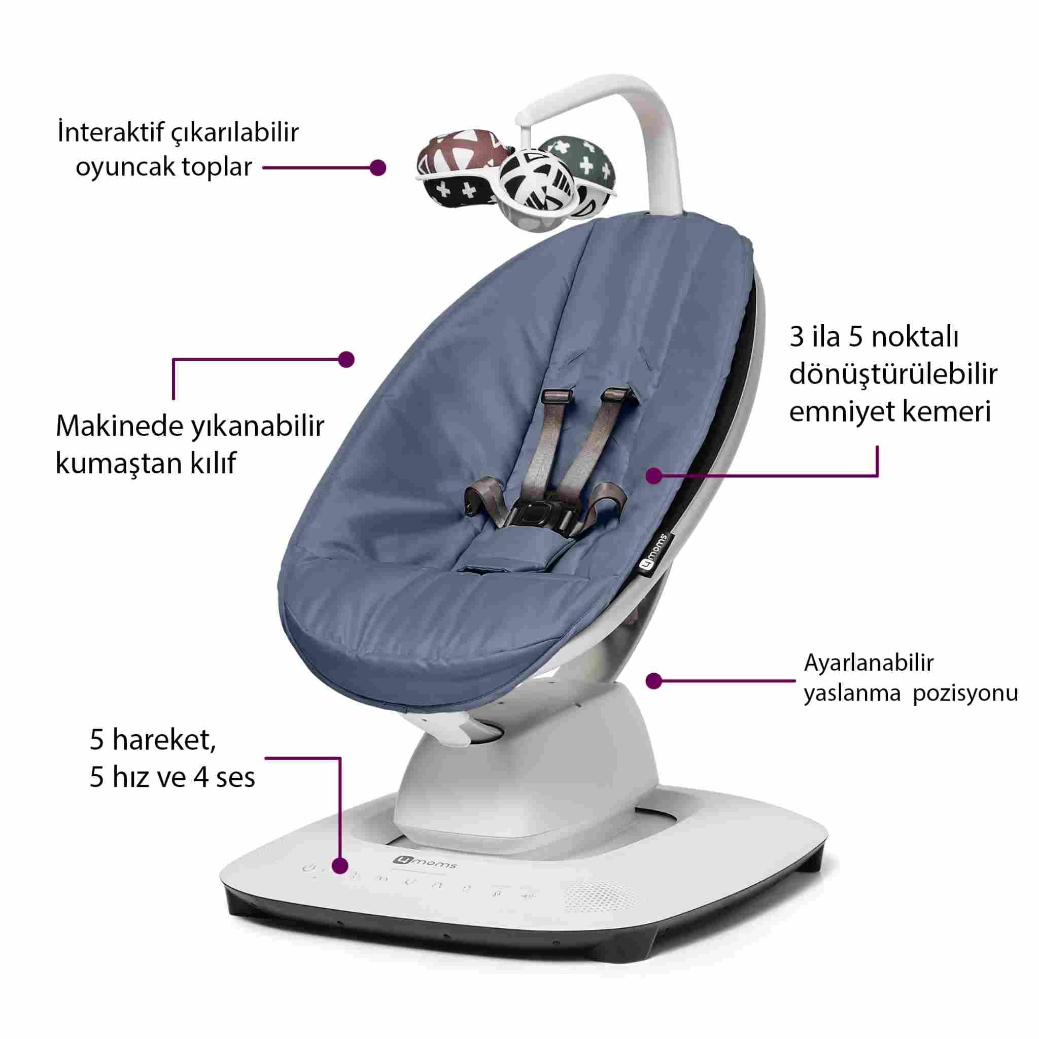 4Moms Mamaroo 5.0 Slate Blue