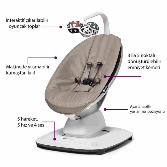 4Moms Mamaroo 5.0 Slate Rosewood