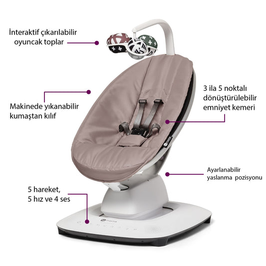 4Moms Mamaroo 5.0 Slate Rosewood