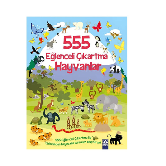Altın Kitaplar 555 Eğlenceli Çıkartma Hayvanlar