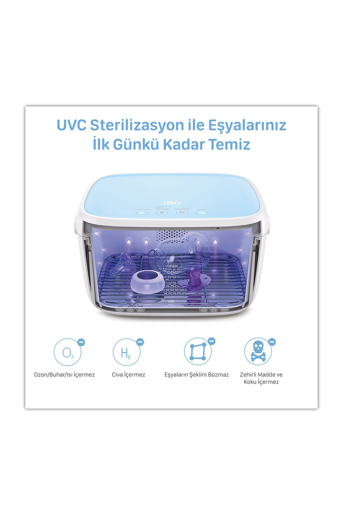 59S T5 Ultraviyole (UVC) Çok Fonksiyonlu Sterilizasyon Cihazı